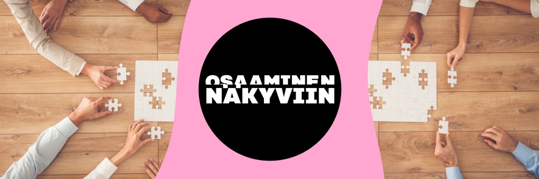 Palapelinpalojen asettelua pöydälle