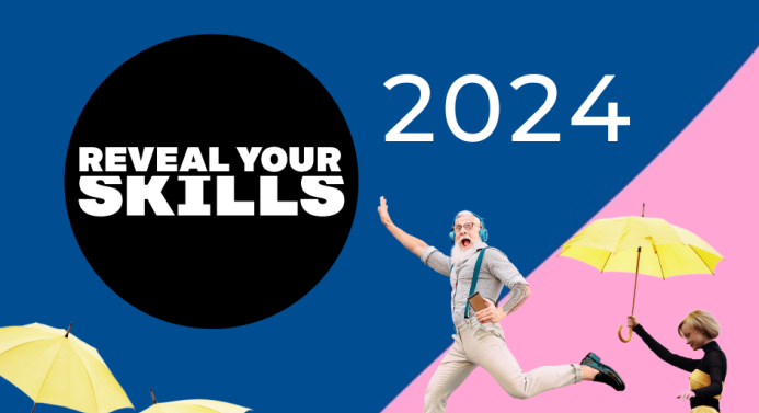 Osaaminen näkyviin -kampanja 2024 kuvituskuva engtlanniksi